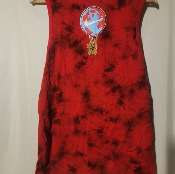 NWT Nike Tie Dye "Just Do It" Tank Top Size Medium CK0154-657 Rare World Peace - Picture 4 of 6